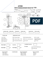 ALAC Patient measurement form