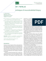 The Tactics and Technique of Musculoskeletal Biopsy: General Orthopaedics