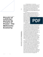 Diedrich Diederichsen - People of Intensity People of Power - The Nietzsche Economy