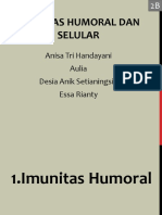 Imunoserologi - Kelompok 5 - Imunitas Humoral Dan Selular Ppt