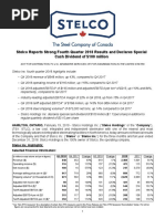 Stelco Q4 2018 - Press Release FINAL