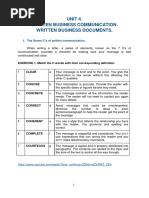 Unit 4. English For Communication