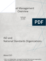 ISO and National Standards Organizations: An Overview of Key Asset Management Standards