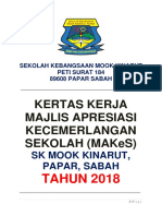 Kertas Kerja Hari Anugerah Kecemerlangan 2018