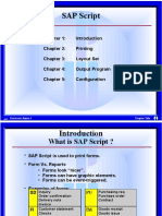 SAP Script: Printing Layout Set Output Program Configuration