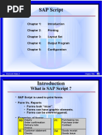 SAP Script: Printing Layout Set Output Program Configuration