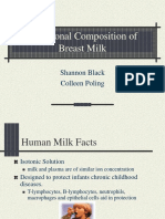 Nutritional Composition of Breast Milk