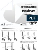 Guia de Instrucoes Motorredutor e Acionamento (Desacoplados) PDF