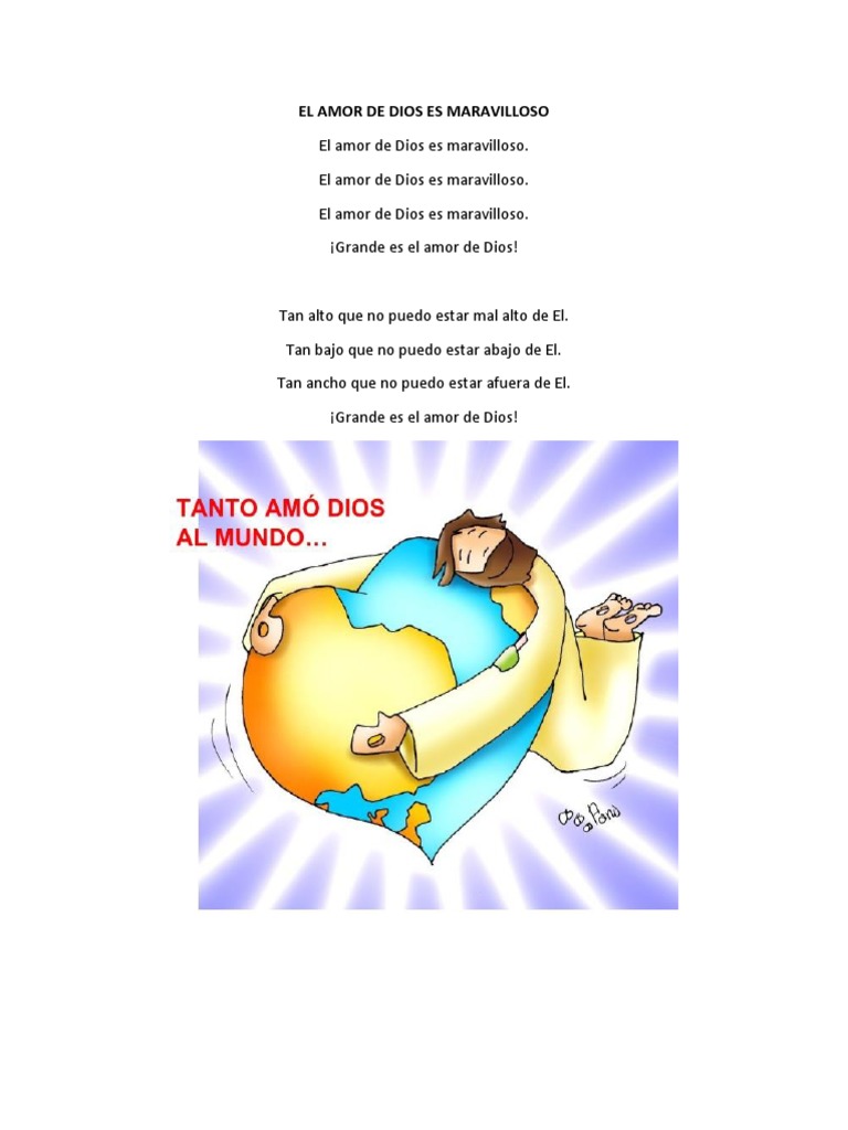 El Amor de Dios Es Maravilloso | PDF | Yahvé | Amor