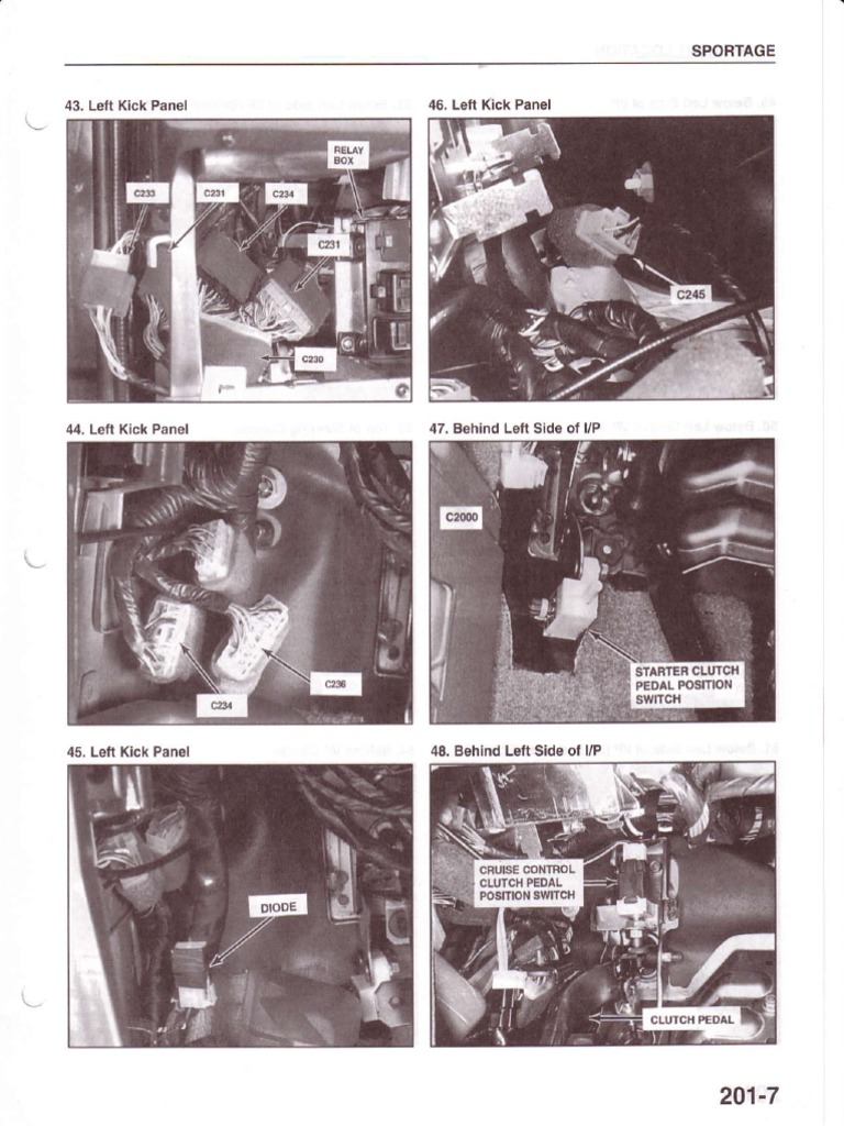 43, Left Kick Panel 46. Left Kick Panel Sportage PDF Motor Vehicle Car