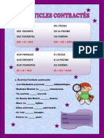 Les Articles Contractes Exercice Grammatical Feuille Dexercices - 56788