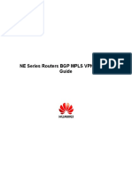 105- ODR002105 NE Series Routers BGP MPLS VPN Practice Guide Based on ISSUE 1.00