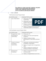 Form Kerangka Kurikulum S1 KKNI-SNPT-1 Matematika