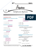 1 - Álgebra (7 - 12)