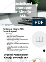 Sosialisasi E-Kinerja