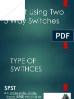 Circuit Using Two 3 Way Switches