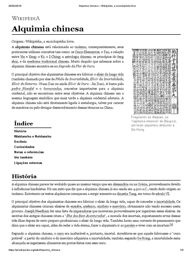 Alquimia – Wikipédia, a enciclopédia livre