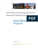 Detroit WWTP Asset Management Program Michigan Gov PDF