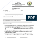 Narvacan National Central High School Parental Consent Form