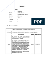 Sesión de Autoestima en Adultos Mayores