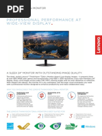 Professional Performance at Wide-View Display: T24d Monitor