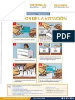 Afiche Seis Pasos de La Votacion CONV SER - Baja