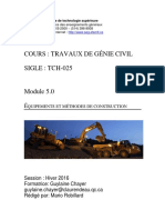 TCH025 - Module 5 - 2016 - Équipements Et Méthodes de Construction (1)