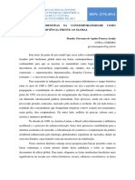 As Feiras Nordestinas Na Contemporaneidade Como Fenomeno de Resistência A Frente Global