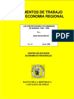 Las Exportaciones Colombianas de Banano, 1950-1998 PDF