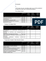 HR Manager Questionnaire