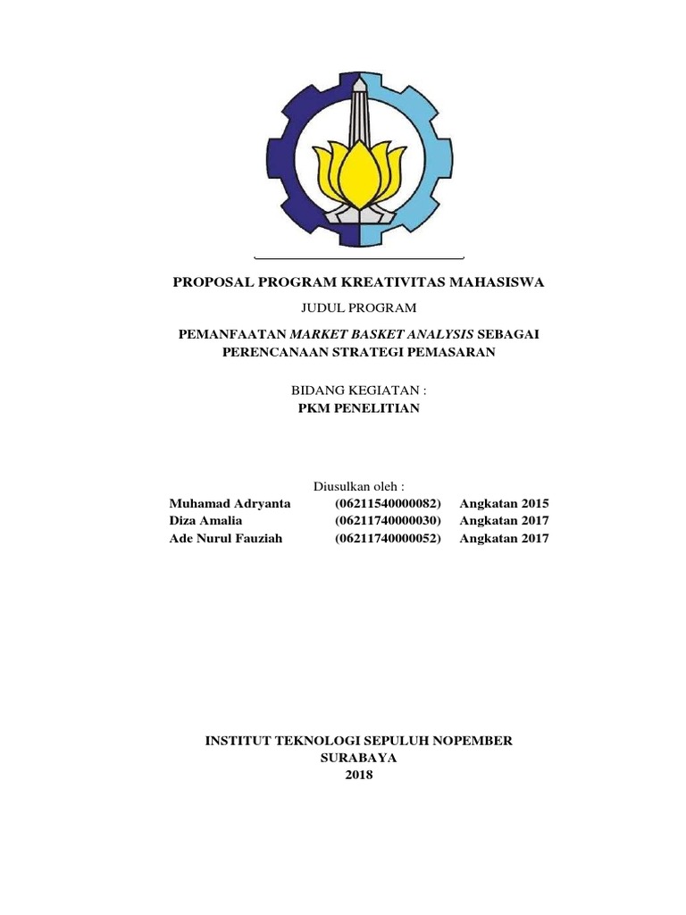 Contoh Proposal PKM Saya | PDF | Bisnis