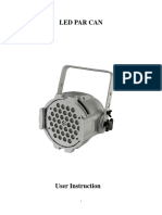 LED Par Can User Manual