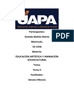 Tarea 5 de Educación Artística