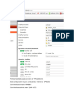 Configuración Conexion de VPN VPNDEV a Internet