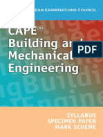 Building and Mechanical Engineering Drawing