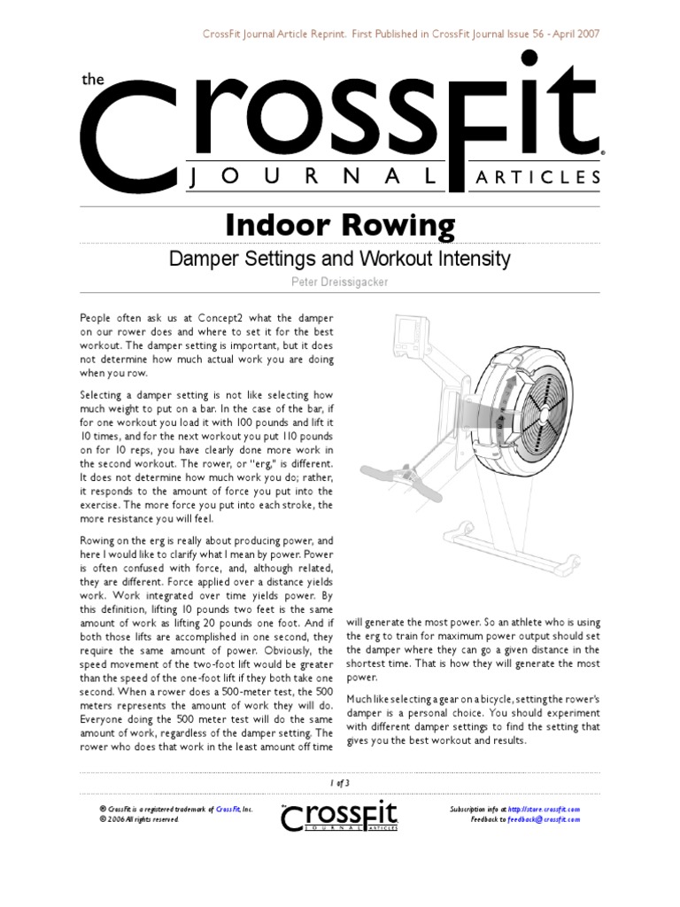 56 07 Indoor Rowing PDF | PDF | Rowing (Sport) | Nature