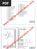 IBM Laptop Motherboard Schematic Diagram