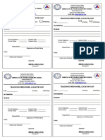 Teaching Personnel Locator Slip Teaching Personnel Locator Slip