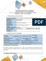 Análisis de determinantes sociales en salud de la comunidad Los Cámbulos