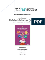 Análisis Del DCP Provisorio de La Provincia de Mendoza UNCuyo