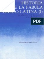 Rodriguez Adrados Francisco - Historia de La Fabula Grecolatina - Vol I PDF