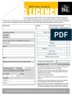 2019 Licence Form Ver 1