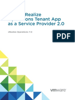 Using VROps For Tenant App As A Service Provider 2.0