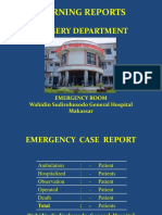 Surgery Department: Morning Reports