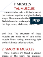 Kinds of Muscles