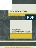 Hubungan Etnik (Pengaruh Ketamadunan Islam)