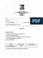 P5 Maths SA2 2018 Rosyth Exam Papers