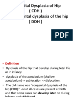 Developmental Dysplasia of Hip (DDH