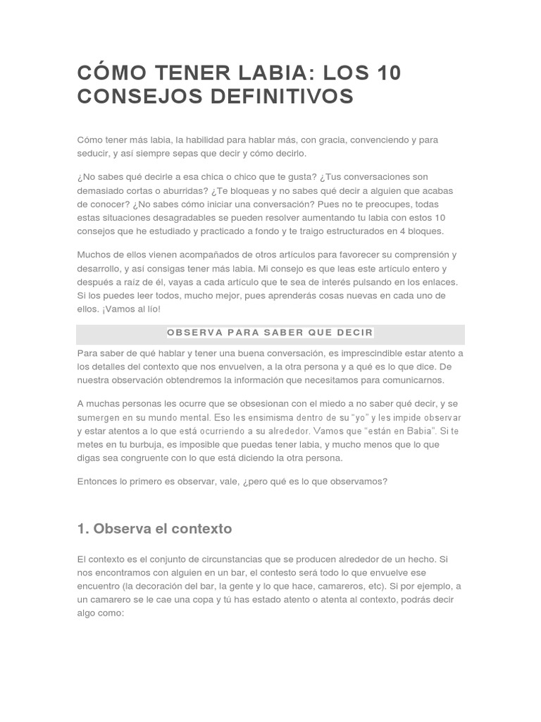 Como Tener Labia PDF PDF Las emociones Seducción