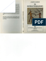 El Estructuralismo. Las Teorias Antropol PDF